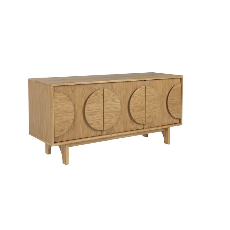 Zuiver Groove Large Sideboard in oak from Accessories for the Home Zuiver Groove Large Sideboard in oak from Accessories for the Home