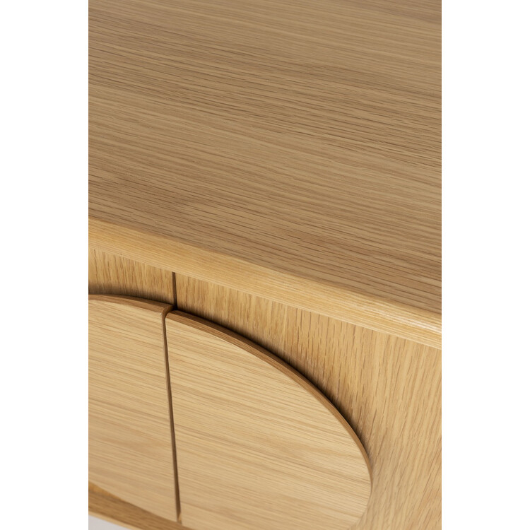 Retro door details on Zuiver Groove Large Sideboard in oak from Accessories for the Home Retro door details on Zuiver Groove Large Sideboard in oak from Accessories for the Home