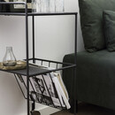 Utilise Small Black Metal Trolley from Accessories for the Home