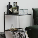 Utilise Small Black Metal Trolley from Accessories for the Home