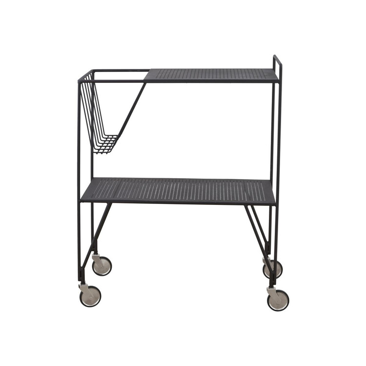 Utilise Large Black Metal Trolley from Accessories for the Home Utilise Large Black Metal Trolley from Accessories for the Home