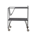 Utilise Large Black Metal Trolley from Accessories for the Home