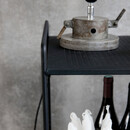 Utilise Large Black Metal Trolley from Accessories for the Home