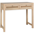 Kanz Mango Wood and Cane Console Table/Desk from Accessories for the Home
