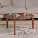 Umar Dark Brown Acacia Wood Coffee Table from Accessories for the Home