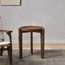 Umar Dark Brown Acacia Wood Side Table from Accessories for the Home