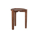 Umar Dark Brown Acacia Wood Side Table from Accessories for the Home