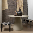 Jorre Circular Dining Table in Antique Beige from Accessories for the Home