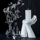 Hands Decorative Candleholder- White or Black from Accessories for the Home