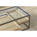 Luzon Brass & Mango Wood Display Coffee Table from Accessories for the Home