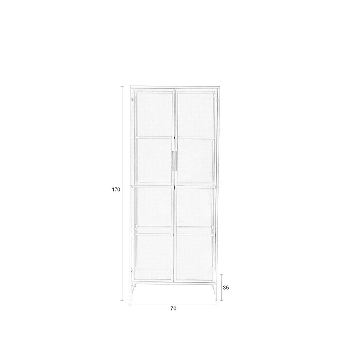 Rob Large Iron Display Cabinet from Accessories for the Home