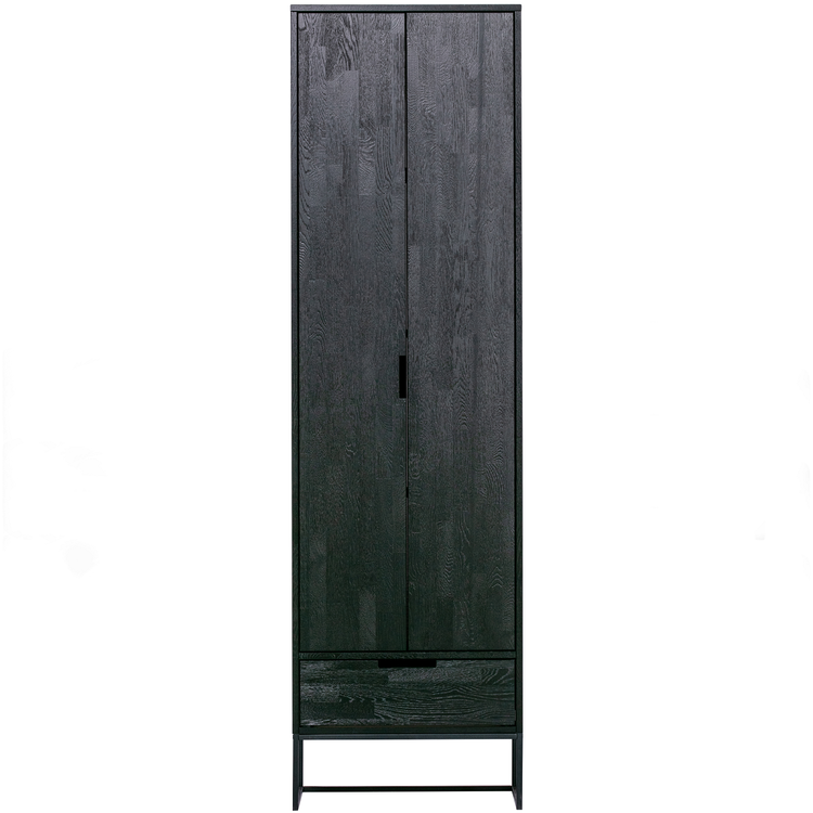 Silas Black Ash Wood Slim Cabinet from Accessories for the Home