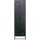 Silas Black Ash Wood Slim Cabinet from Accessories for the Home