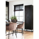 Silas Black Ash Wood Slim Cabinet from Accessories for the Home