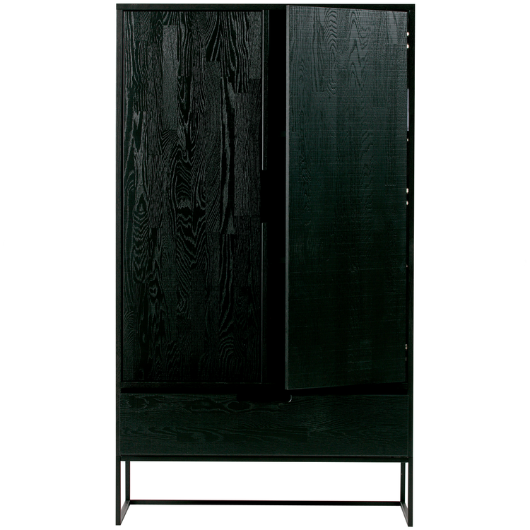 Silas Black Ash Wood Wide Cabinet from Accessories for the Home Silas Black Ash Wood Wide Cabinet from Accessories for the Home