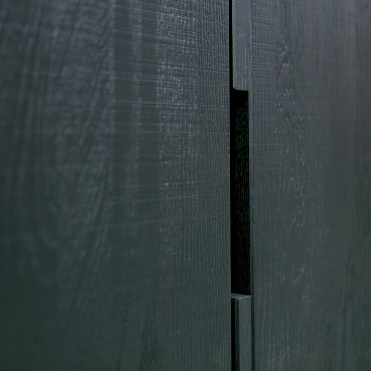 Silas Black Ash Wood Wide Cabinet from Accessories for the Home Silas Black Ash Wood Wide Cabinet from Accessories for the Home