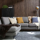 Silas Black Ash Wood Wide Cabinet from Accessories for the Home