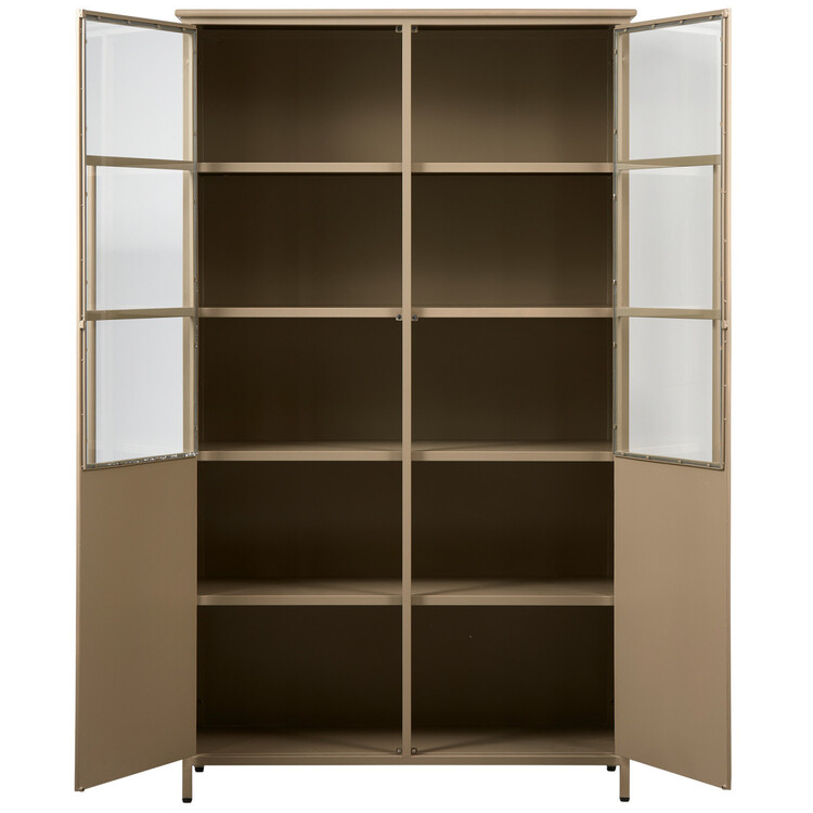 BePureHome Exhibit Khaki Display Cabinet from Accessories for the Home BePureHome Exhibit Khaki Display Cabinet from Accessories for the Home