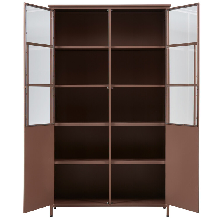 BePureHome Exhibit Tan Display Cabinet from Accessories for the Home