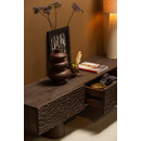 Crumble Carved Mango Wood Media Unit from Accessories for the Home