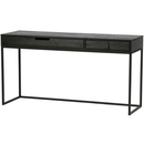 Silas Black Ash Wood Desk from Accessories for the Home