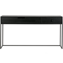 Silas Black Ash Wood Console Table from Accessories for the Home