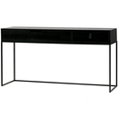 Silas Black Ash Wood Console Table from Accessories for the Home