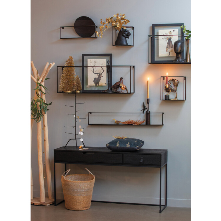 Silas Black Ash Wood Console Table from Accessories for the Home Silas Black Ash Wood Console Table from Accessories for the Home