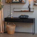 Silas Black Ash Wood Console Table from Accessories for the Home