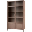 Woood Ronja Military Brown Metal Display Cabinet from Accessories for the Home