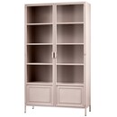 Woood Ronja Soft Pink Metal Display Cabinet from Accessories for the Home