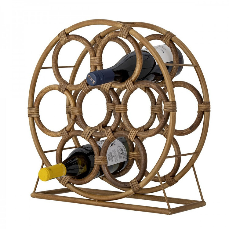 Carlos Natural Rattan Wine Rack from Accessories for the Home Carlos Natural Rattan Wine Rack from Accessories for the Home