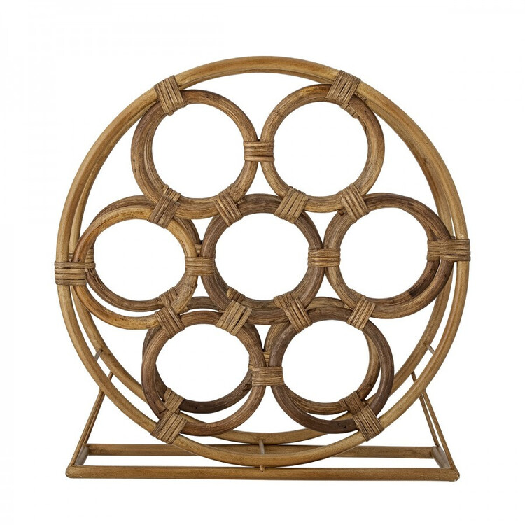 Carlos Natural Rattan Wine Rack from Accessories for the Home Carlos Natural Rattan Wine Rack from Accessories for the Home