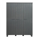 Dennis Solid Pine Triple Wardrobe from Accessories for the Home