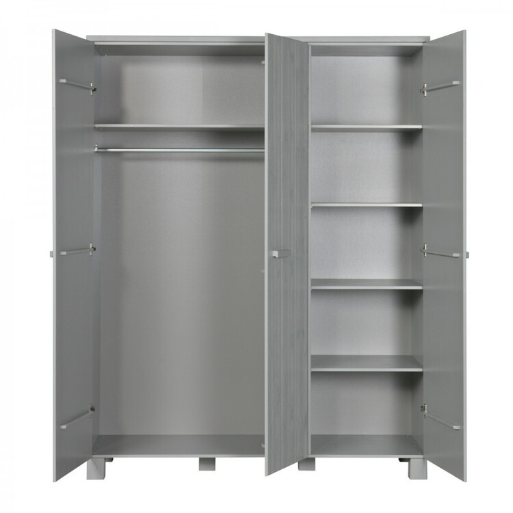 Dennis Solid Pine Triple Wardrobe from Accessories for the Home Dennis Solid Pine Triple Wardrobe from Accessories for the Home