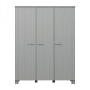 Dennis Solid Pine Triple Wardrobe from Accessories for the Home