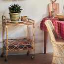 Madam Stoltz Rectangular Bamboo Drinks Trolley from Accessories for the Home