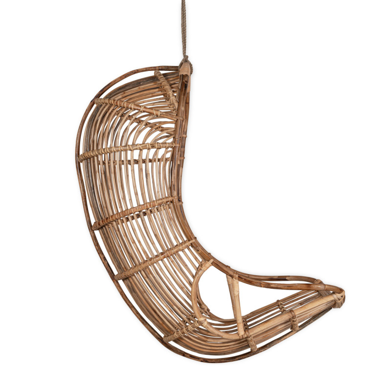 Nesari Natural Rattan Hanging Chair from Accessories for the Home