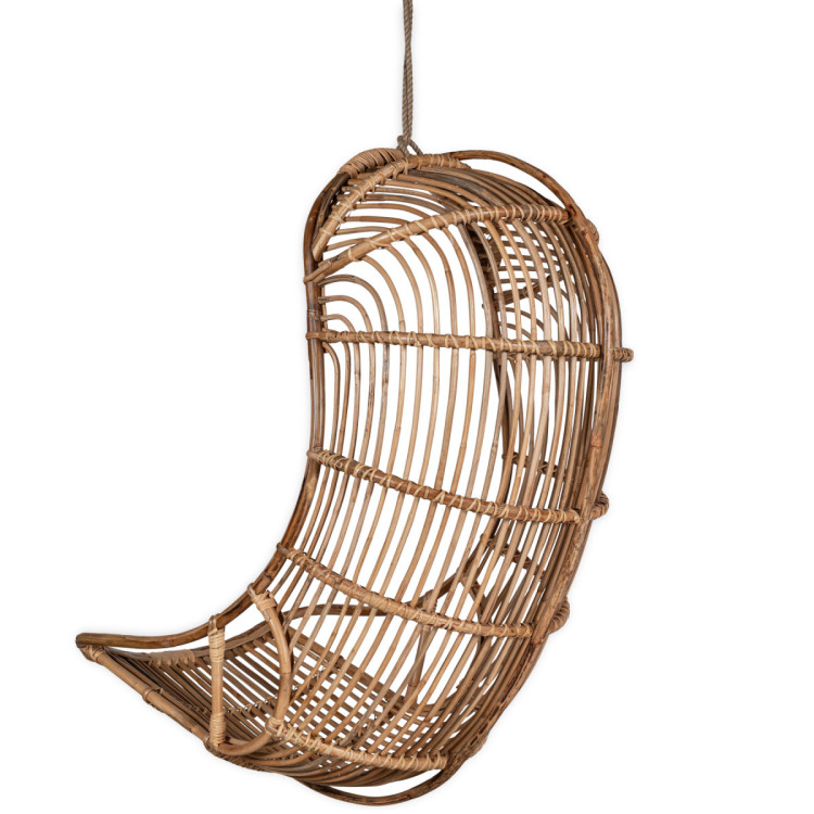 Nesari Natural Rattan Hanging Chair from Accessories for the Home