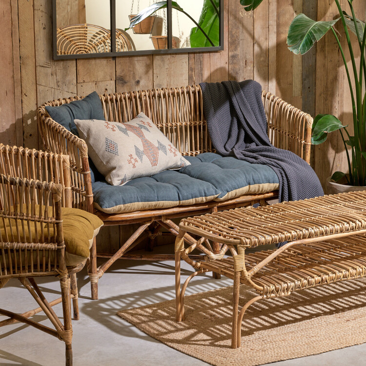 Nesari Natural Rattan Sofa from Accessories for the Home