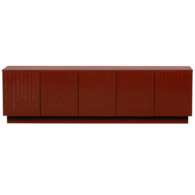 Pencil TV Cabinet in Merlot Gloss from Accessories for the Home