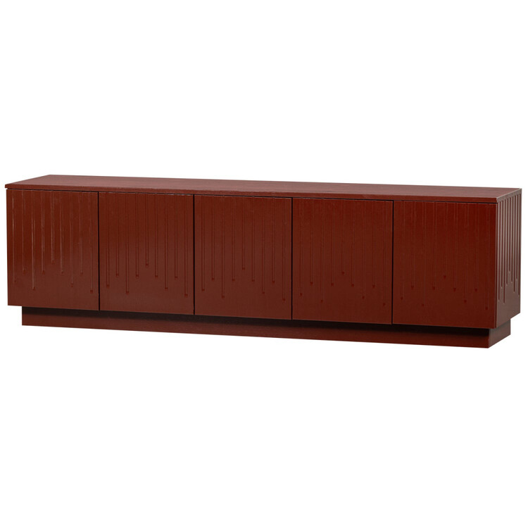 Pencil TV Cabinet in Merlot Gloss from Accessories for the Home