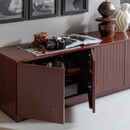 Pencil TV Cabinet in Merlot Gloss from Accessories for the Home