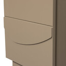 WOOOD Teo Bedside Cabinet in Mud from Accessories for the Home