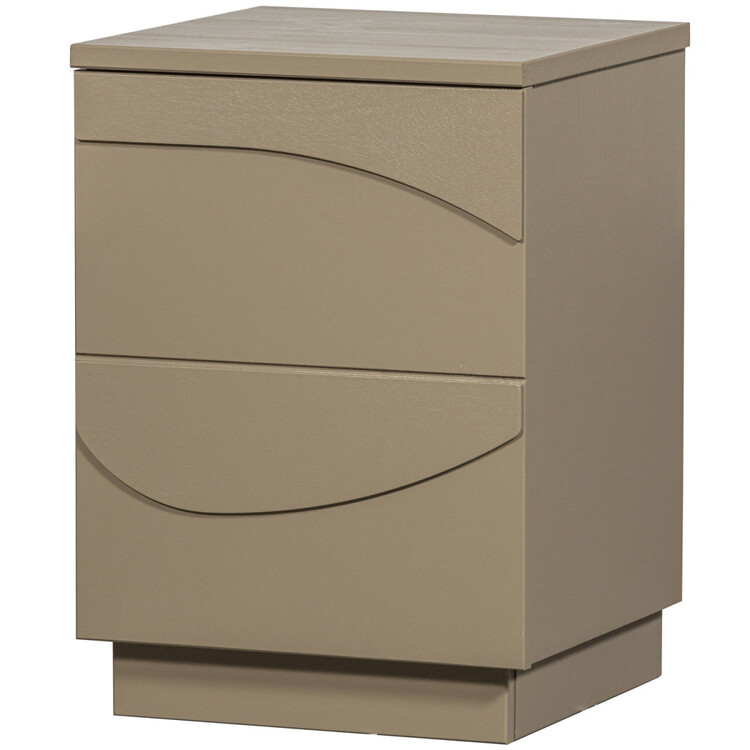 WOOOD Teo Bedside Cabinet in Mud from Accessories for the Home WOOOD Teo Bedside Cabinet in Mud from Accessories for the Home