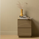 WOOOD Teo Bedside Cabinet in Mud from Accessories for the Home
