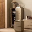 WOOOD Teo 2 Door Storage Cabinet in Mud from Accessories for the Home