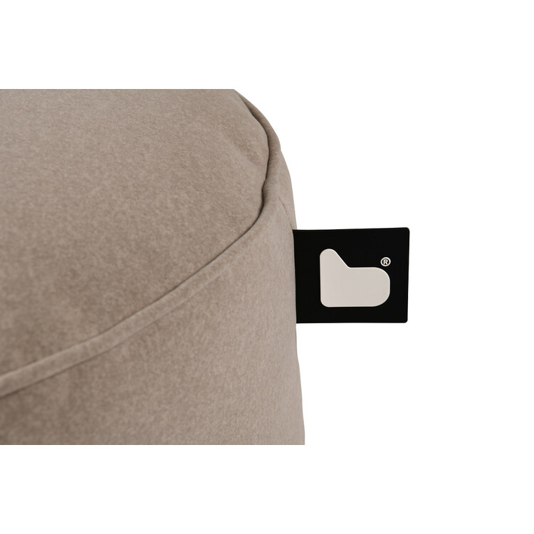 Extreme Lounging Brushed Suede B-Poufe from Accessories for the Home