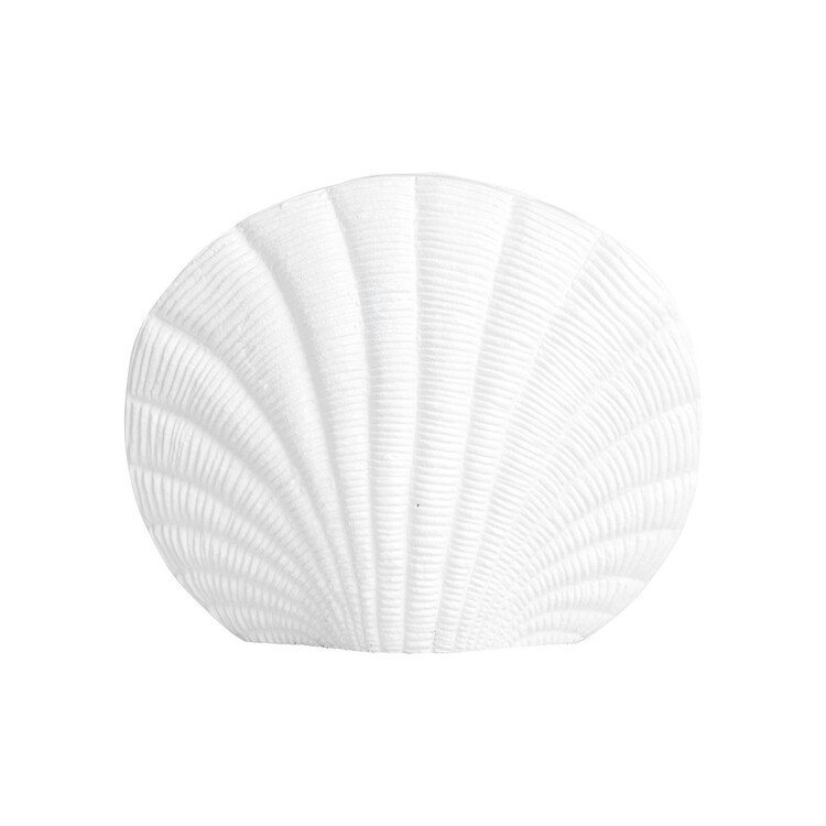 Nordal KAPITI White Shell Vase from Accessories for the Home Nordal KAPITI White Shell Vase from Accessories for the Home