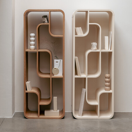 Zuiver Seven Shelving Unit- Natural, Beige or Walnut from Accessories for the Home